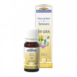 Complexe de Fleurs de Bach BIO - Secours / SOS (N°39) - Granules 10ml - Biofloral