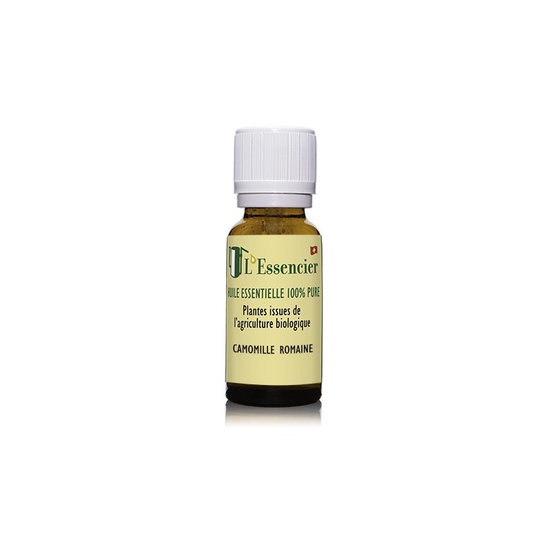 Bio Römische Kamille (edel) ätherisches Öl aus dem Wallis, 100% rein - 3ml - L'essencier