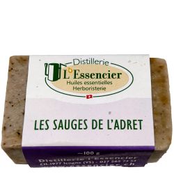 Savon artisanal du valais - Les Sauges de l'Ardet- 100g - L'essencier