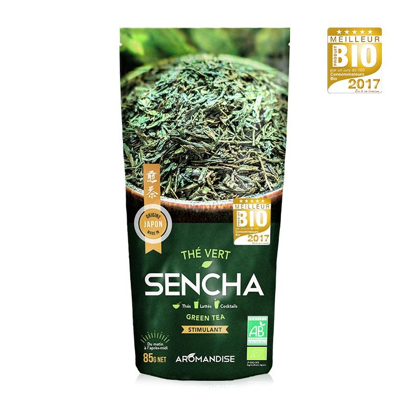 Tè verde Sencha giapponese biologico di Uji - 85g - Aromandise