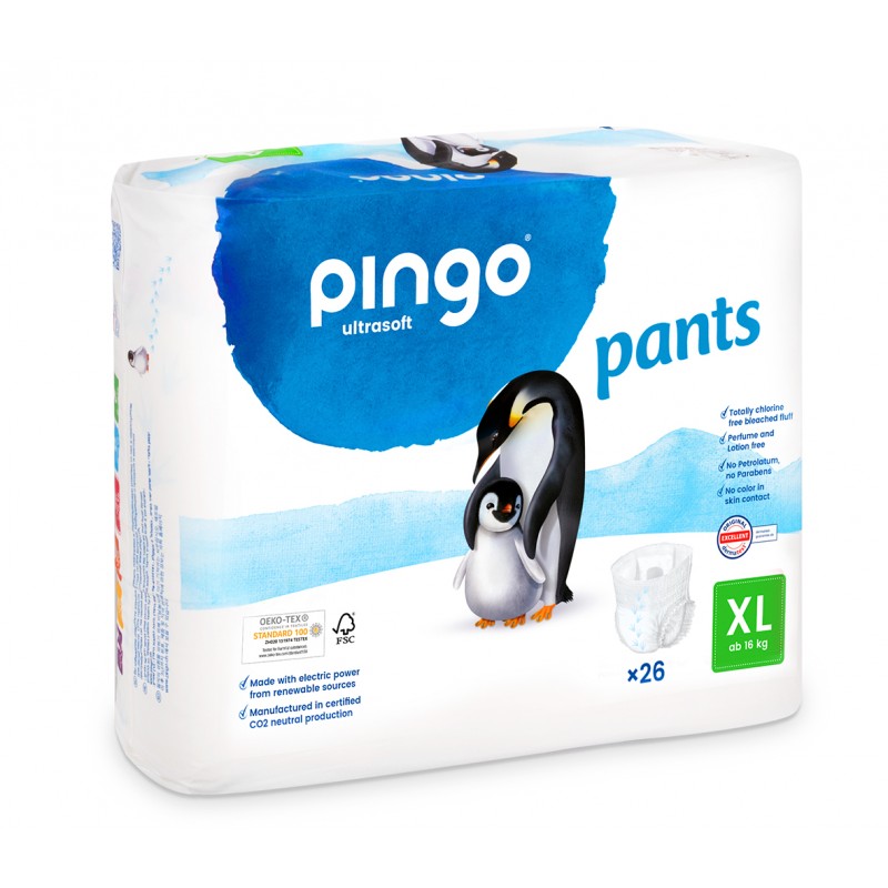 Culottes d'apprentissage pour bébés, Suisses & Écologiques - Taille MOD, MOD (0-0kg) - 30 pces - Pingo