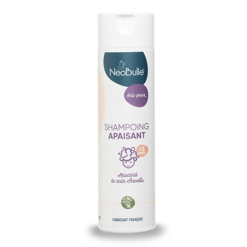 Bio Beruhigendes Shampoo, Anti-Läuse mit Bio-Lavendel - 200ml - Néobulle