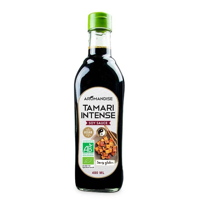 Tamari intenso (salsa di soia naturale) - 0.48L - Aromandise