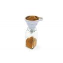 Gewürzflasche aus Glas und Aluminium mit Pulverspender - 120ml - Aromandise