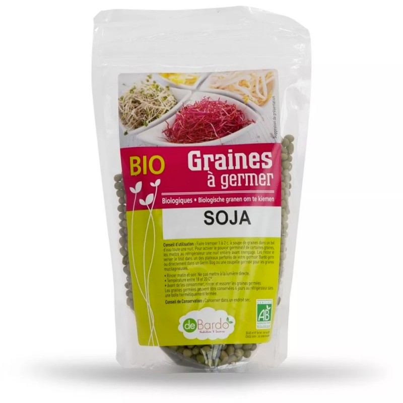 Semi di soia verde bio - 200g - De Bardo
