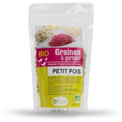 Graines à germer BIO de Petit-pois - 200g - De Bardo