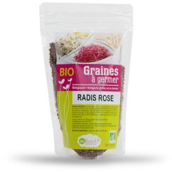 Graines à germer BIO de Radis rose - 200g - De Bardo