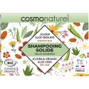 Shampoo solido organico, capelli secchi con Jojoba e Aloe Vera - 85g - Cosmo Naturel