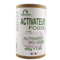 Activateur de fosse septique, nutriment biologique - 400g - 3 Abeilles