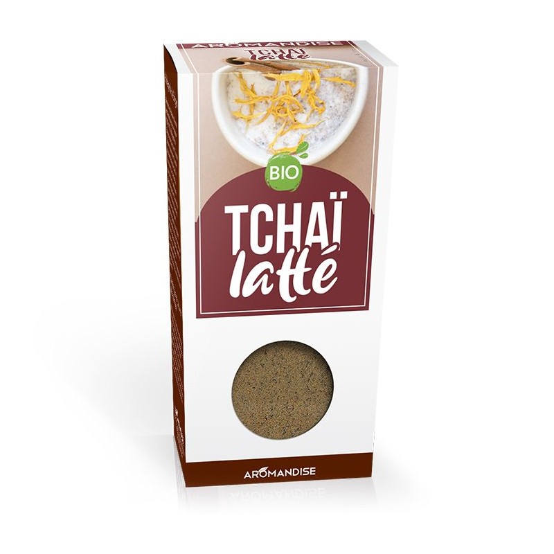 Tchai Latté biologico (miscela di spezie tradizionali indiane) - 60g - Aromandise