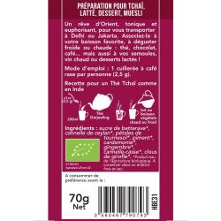 Tchaï Latté BIO (traditionelle indische Gewürzmischung)- 60g - Aromandise
