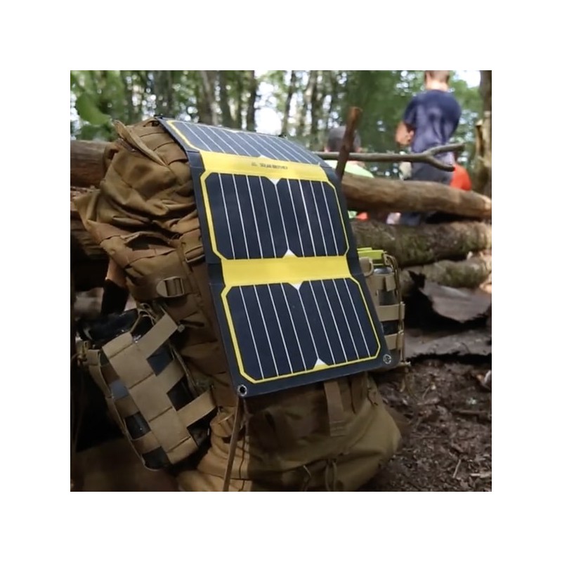 Caricatore solare ad alta efficienza - Robusto, pieghevole e impermeabile -  SUNMOOVE 16W - Brother Solar