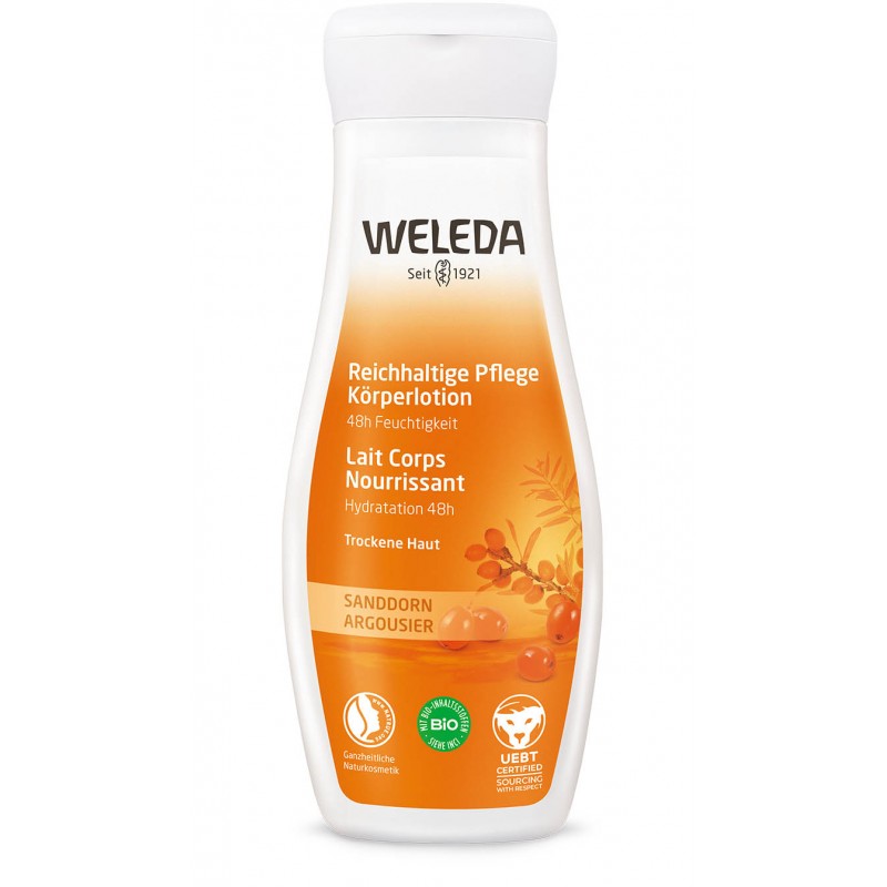 Olivello Spinoso Crema Fluida Trattamento Nutriente - 200ml - Weleda