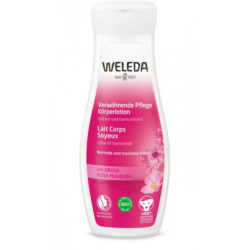 Verwöhnende Pflege Körperlotion Wildrose - 200ml - Weleda