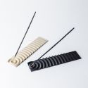 Porte encens en bois et amidon imprimée en 3D - Onde, Pin doré - COPO Design