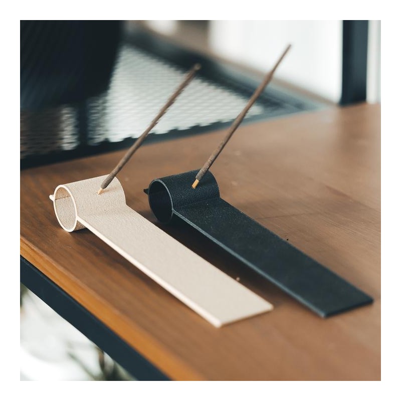 Porte encens en bois et amidon imprimée en 3D - Enkei, Ebène - COPO Design