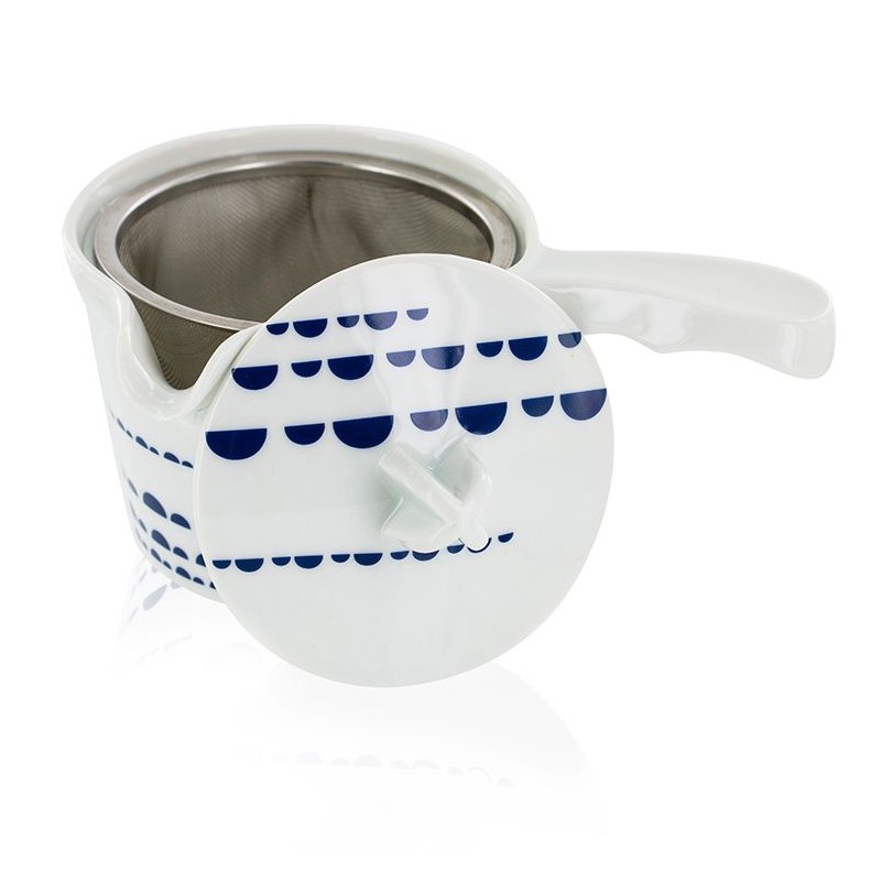 Teekanne aus Porzellan, KYOTO, mit Edelstahlfilter - 0,25 Liter - Aromandise