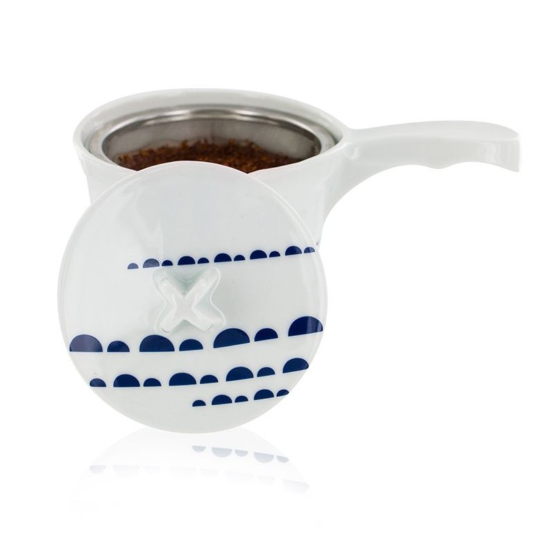 Teekanne aus Porzellan, KYOTO, mit Edelstahlfilter - 0,25 Liter - Aromandise