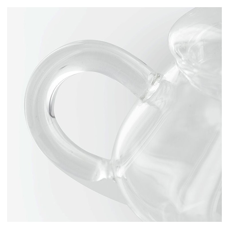 Théière MINI en verre borosilicate avec filtre inox intégré - 0,32 L - Aromandise
