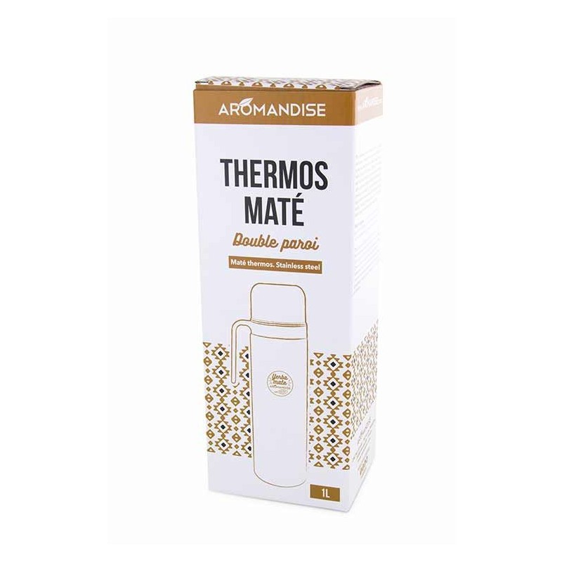 Thermos in acciaio inossidabile con beccuccio - 1 litro - Aromandise