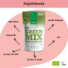 Bio Green Mix in polvere (clorella, spirulina, grano e orzo) - 200g - Purasana