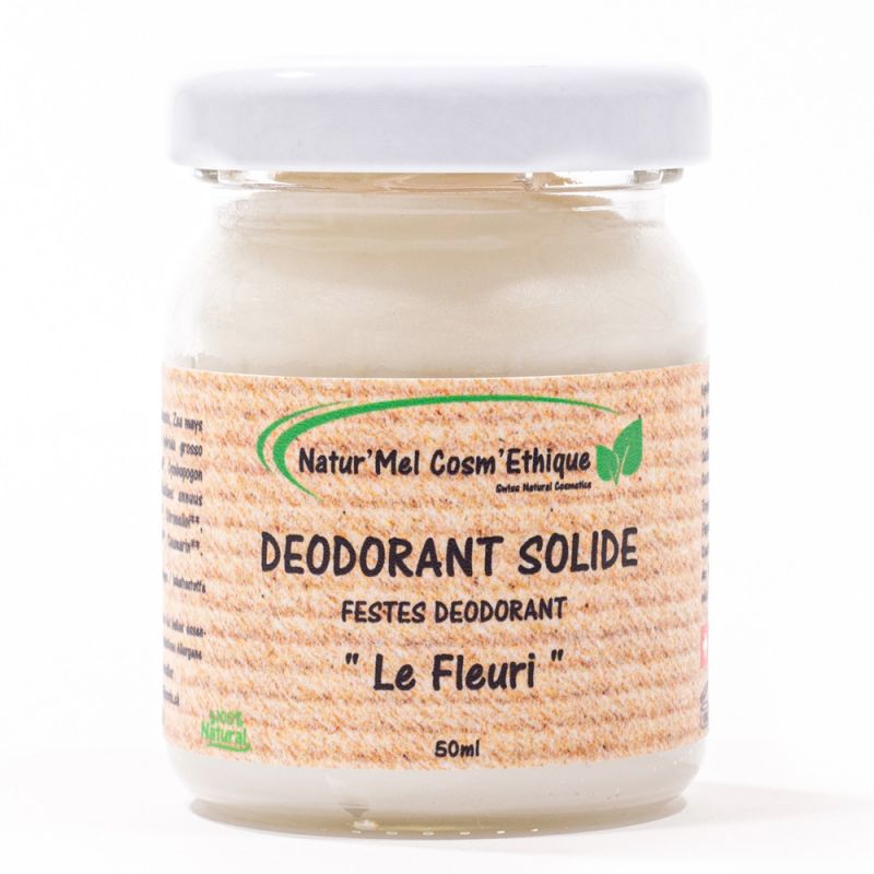Crema deodorante svizzera e biologica, Il Fiorito - 50ml - Natur'Mel Cosm'Ethique