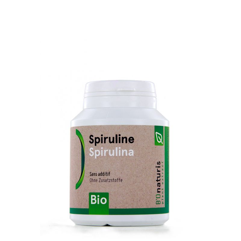 Spirulina biologica, sistema immunitario, carenze, aminoacidi, ... - 180 compresse (500 mg) - BIOnaturis