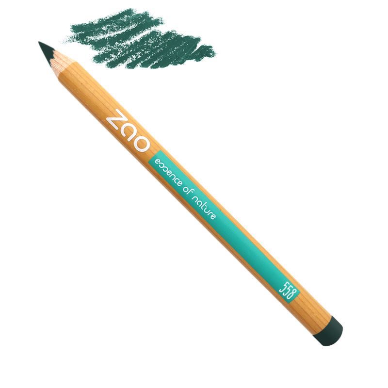 Crayons de maquillage, BIO & Vegan pour yeux, sourcils & lèvres - N° 558, Grün - Zao﻿