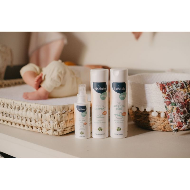 Linimento calcareo organico Oleo, Cambiamento delicato, 3 in 1 - 400ml - NéoBulle
