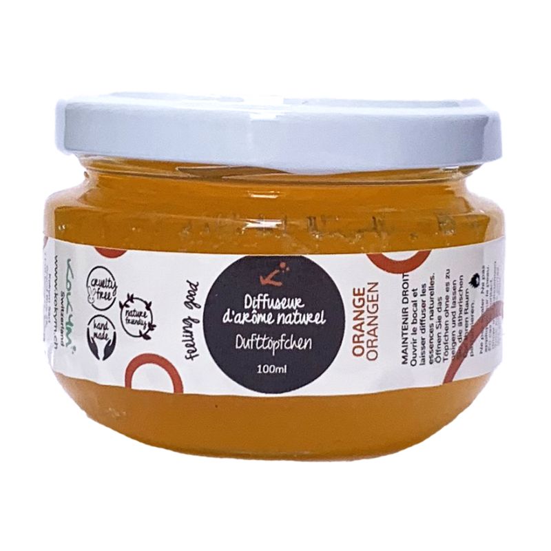 Bocal aromatique naturelle - Orange, concentration - 100ml - Kokym Switzerland