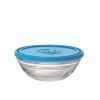 FreshBox/Saladie rond en verre trempé avec couvercle - 14cm - Duralex