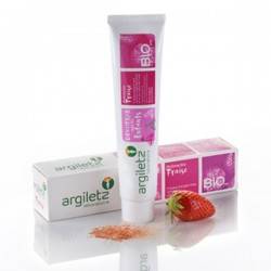 dentifricio in pasta fragola bambino biologico - 75ml - Argiletz