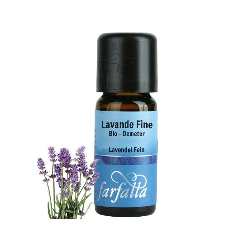 Ätherische Öle - Lavendel fein Demeter - 100 % natürlich - 10 ml - Farfalla