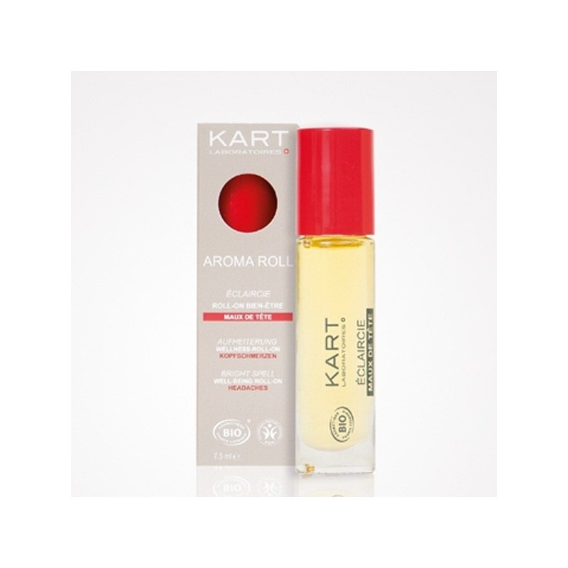 Roll-on "Mal di testa, Schiarita" - 7,5 ml - (Gamme Aroma Roll) Laboratoires KART