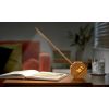 Wecker & tragbare Schreibtischlampe aus Cersierholz, Octagon One Plus - Gingko Design