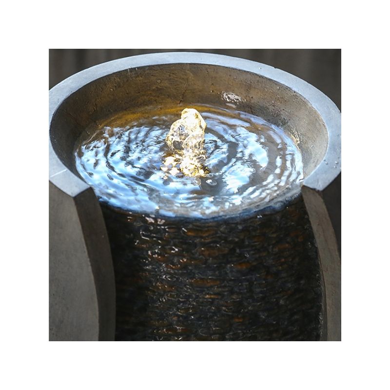 Fontaine à eau - "Moderne Molly" (avec éclairage LED)  - Zen'Light
