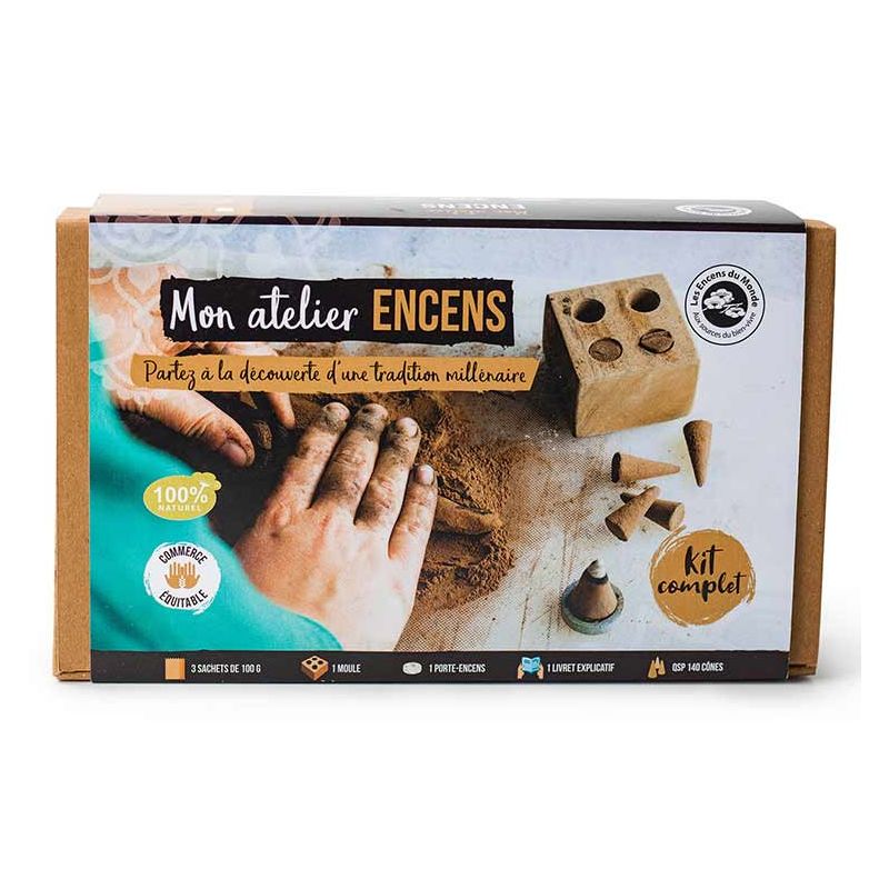 Box "Mein Räucheratelier DIY" um Ihre eigenen Räucherstäbchen herzustellen, 100% natürlich - Aromandise