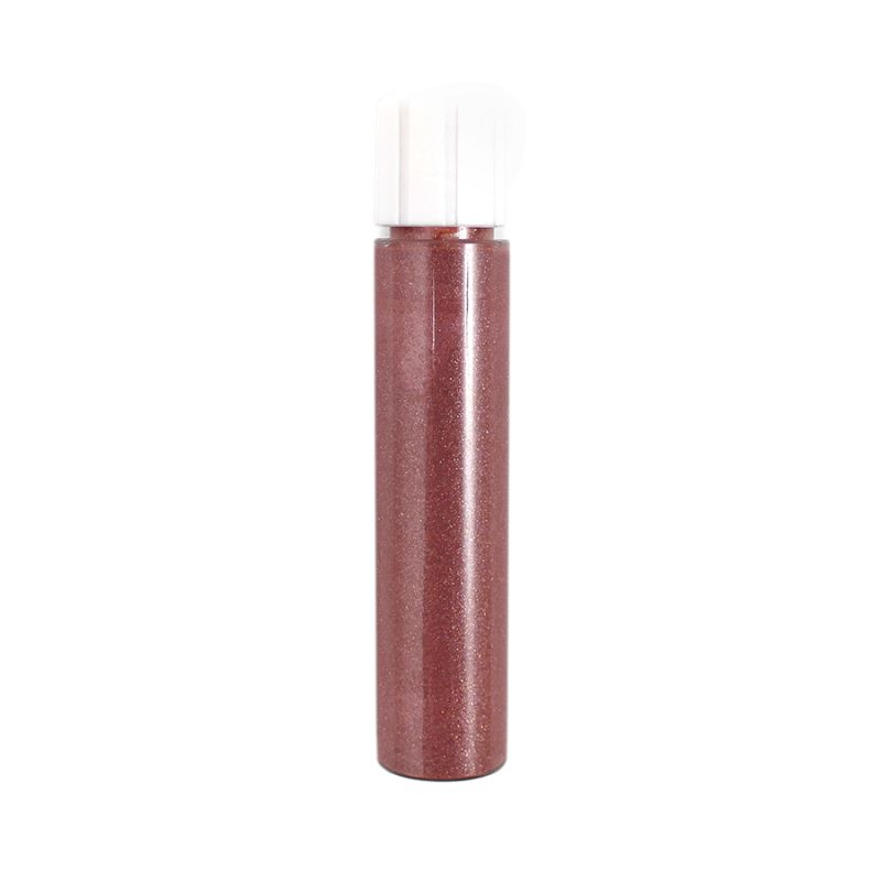 Recharge, Gloss BIO, 100% d’origine naturelle - N° 015, Glam brown - Zao