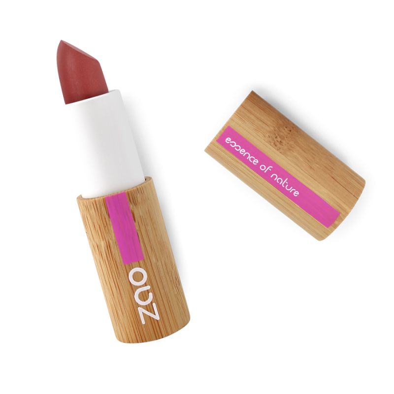 Rouge à Lèvres "Classic" - 100% naturel, Bio & Vegan - N°465, Rouge sombre - Zao