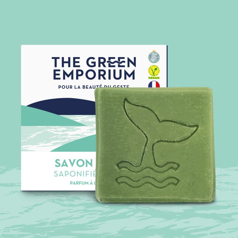 Körperseife, kaltverseifte Seife, Mandelduft - 100g - The Green Emporium