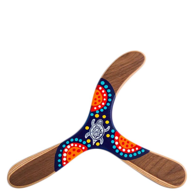 Handgefertigter Bumerang aus Holz für Erwachsene, Warramba - 24cm - Wallaby Boomerangs