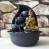 Zimmerbrunnen - Buddha Praya (mit Statue & LED-Beleuchtung) - Zen'Light