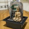 Fontana da interno - "Zen Dao" (con Buddha e illuminazione a LED) - Zen'Light