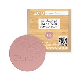 Ricarica, Fard polvere compatta, Bio & Vegan - N° 323, Violine - Zao