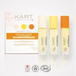 Aroma Box "Matière grise" - 3 Roll-on "Bien-être" - 3x 7,5 ml - Laboratoires KART