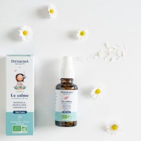 Le calme à l’intérieur de moi, pour enfants dès 3ans - Rhodiola, Passiflore & Camomille - Spray 30ml - Dietaroma