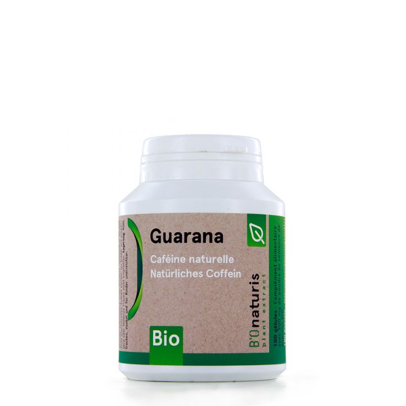 Huile de Guarana BIO, L'énergie de l'Amazonie - 180 gélules (350 mg) - BIOnaturis