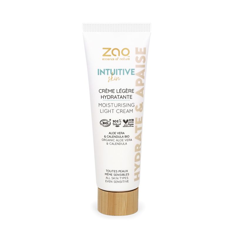 Intuitive Skin, Crème légère hydratante (100% naturelle, Vegan & BIO) - MOD - Zao