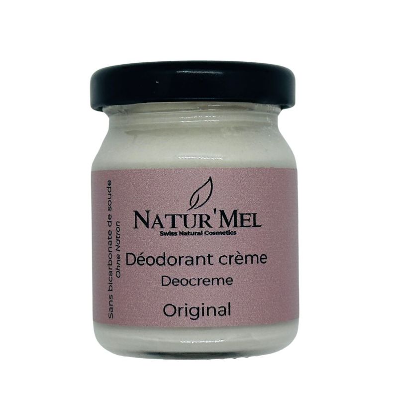 Déodorant crème Suisse & BIO, L'Original (version sans bicarbonate & végan) - 50ml - Natur'Mel Cosm'Ethique