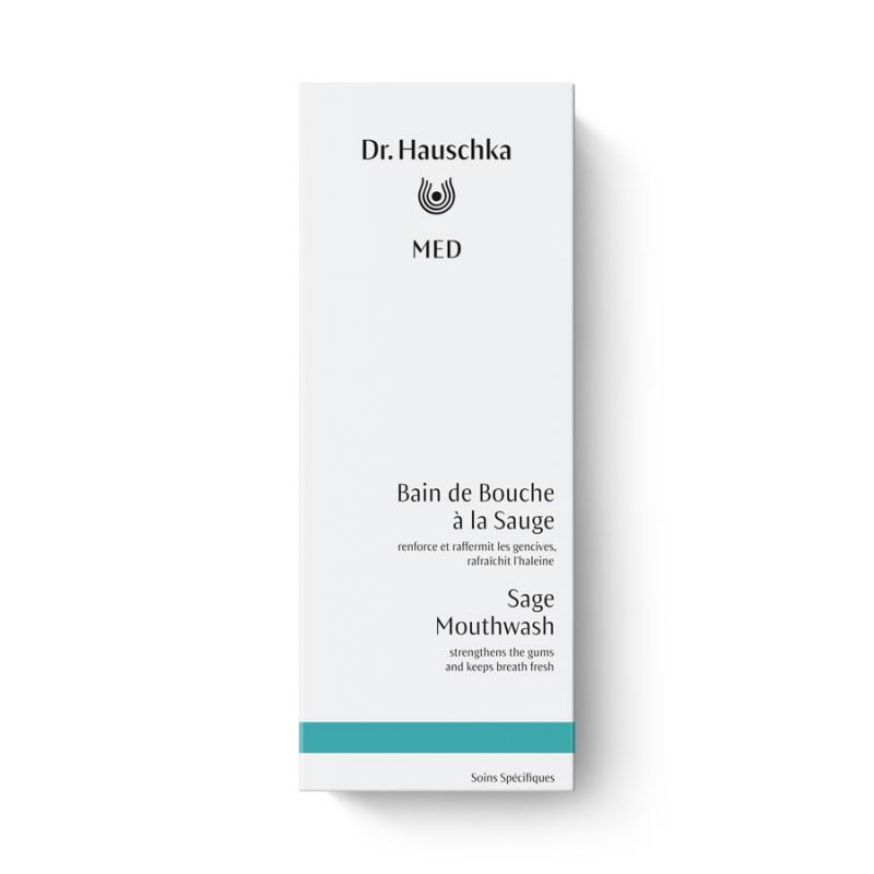 Mundspülung mit Bio-Salbei (NaTrue), stärkt das Zahnfleisch und erfrischt - 300ml - Dr. Hauschka